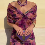 Louise™ pikk tseremooniakleit elegantne V-kaelusega
