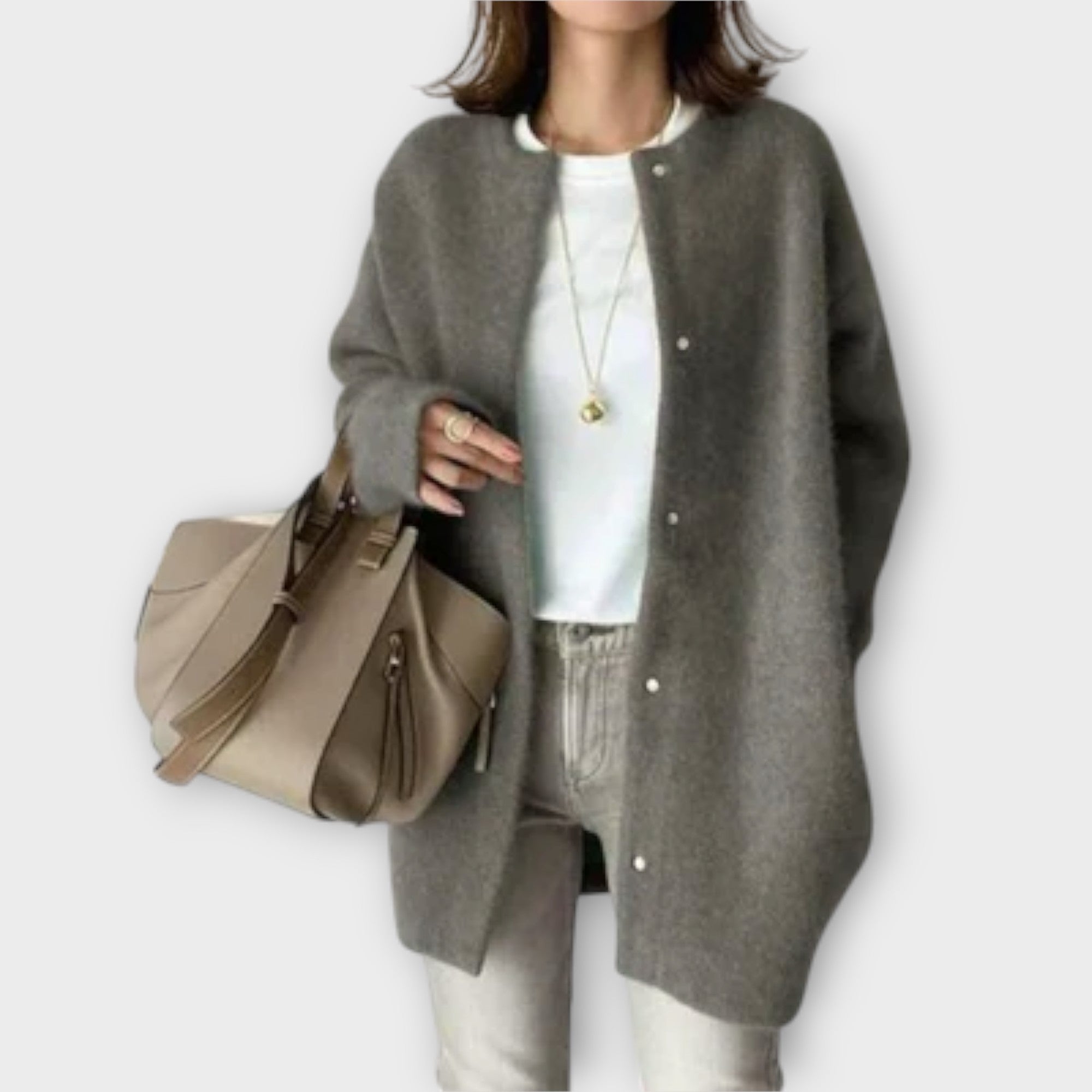 Tereza | Elegantne minimalistlik mantel kaasaegsele naisele