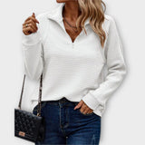 Lenka | Elegantne Polo Lukuga Kampsun