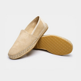 Elevandiluu karva merekarbimustriga espadrillid
