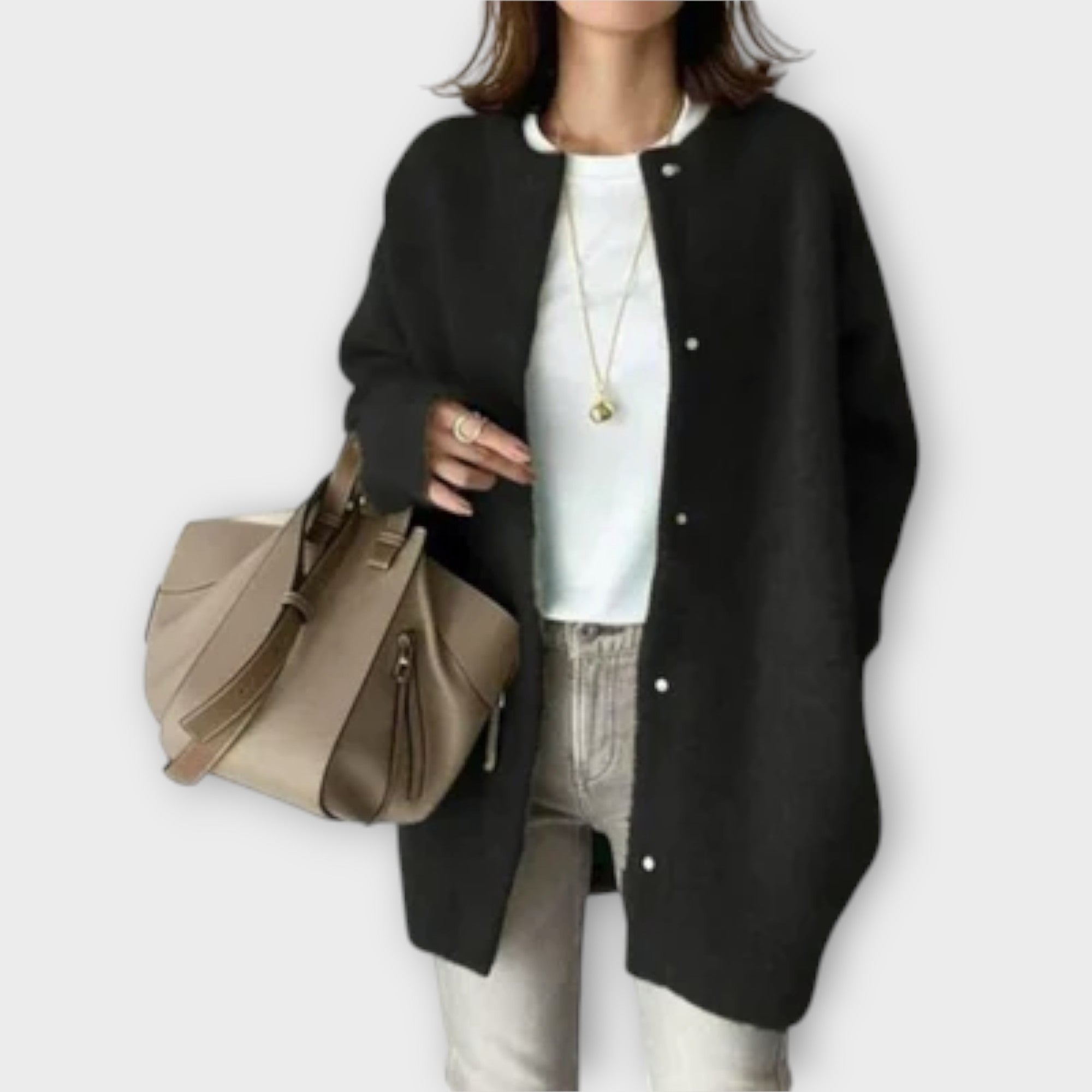 Tereza | Elegantne minimalistlik mantel kaasaegsele naisele