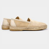 Elevandiluu karva merekarbimustriga espadrillid