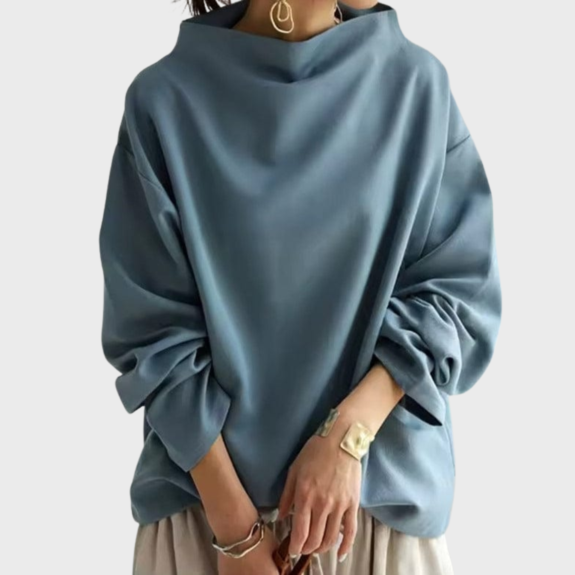 Elly | Vabaaja kõrge kaelusega topp