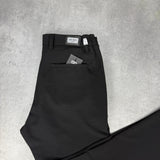 Flex elegantsed mustad püksid