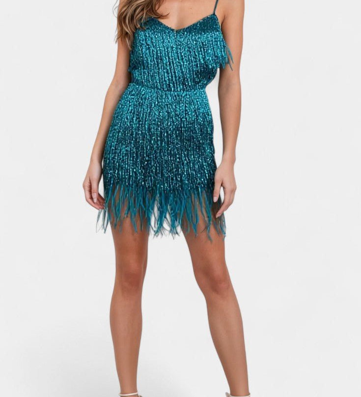 Adena Mini Feather Dress™ | Elegantne stiil