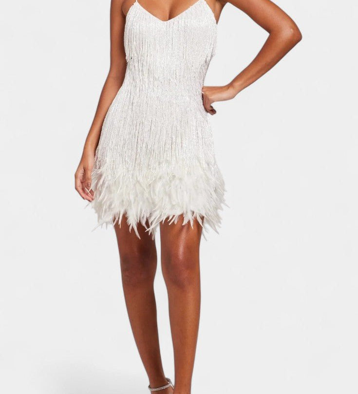 Adena Mini Feather Dress™ | Elegantne stiil