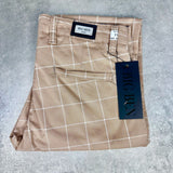 Karjella slim-fit ruudulised püksid