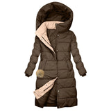 Karolína | Elegantne pikk talveparka kapuutsiga