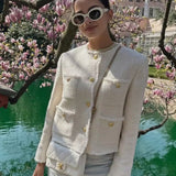 Clarette | Elegantne lühike nööbiga bleiser
