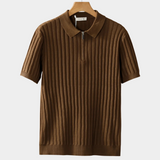 Karamellipruun Pikee Polo T-särk