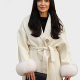 Dagmar™ | Elegantne kunstkarusnahast mantel